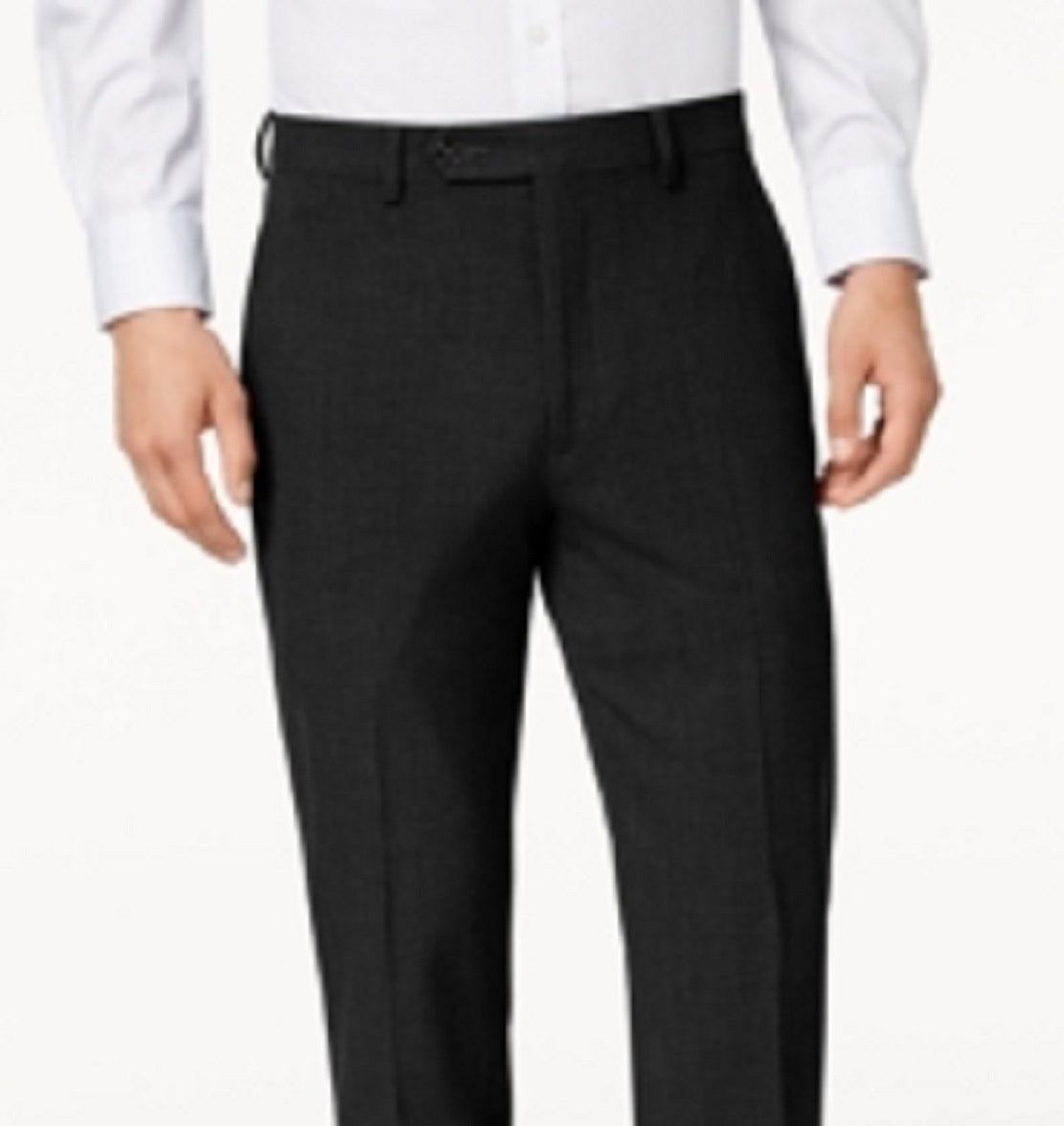 Calça social masculina Calvin Klein Infinite Stretch Skinny Fit preta tamanho 31x30