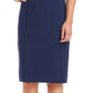 Vestido tubinho Illusion JS Collections feminino, azul, tamanho 10