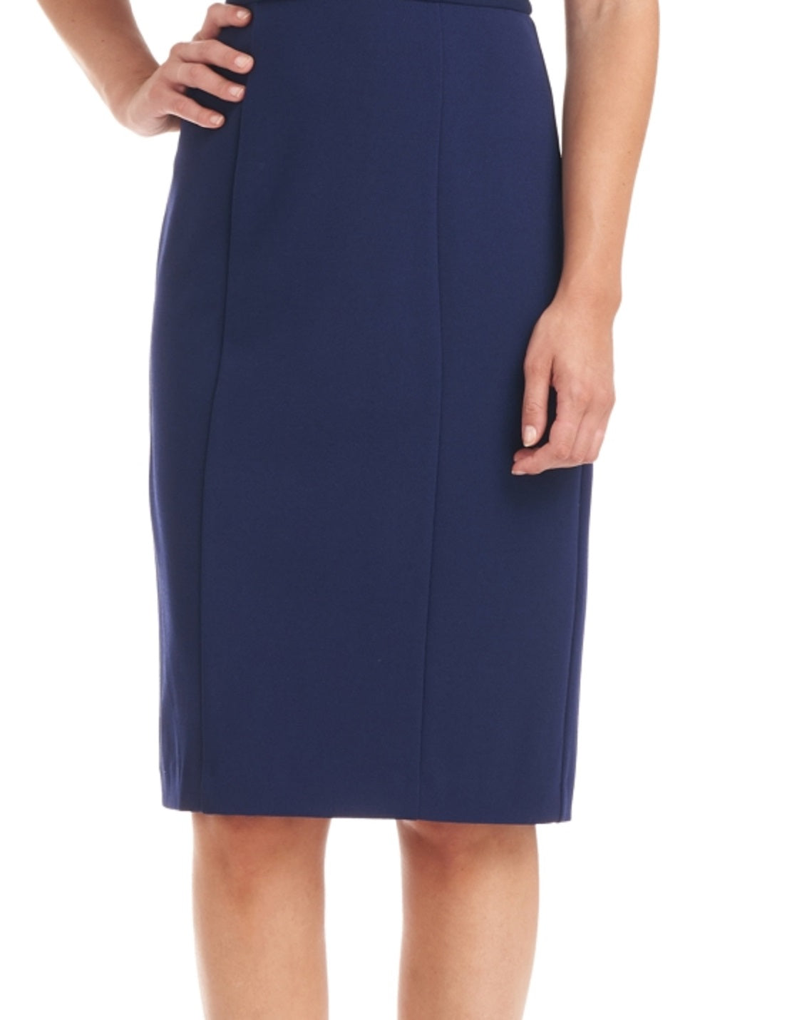 Vestido tubinho Illusion JS Collections feminino, azul, tamanho 10