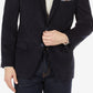 Blazer de veludo cotelê Michael Kors masculino, corte moderno, azul, tamanho 40