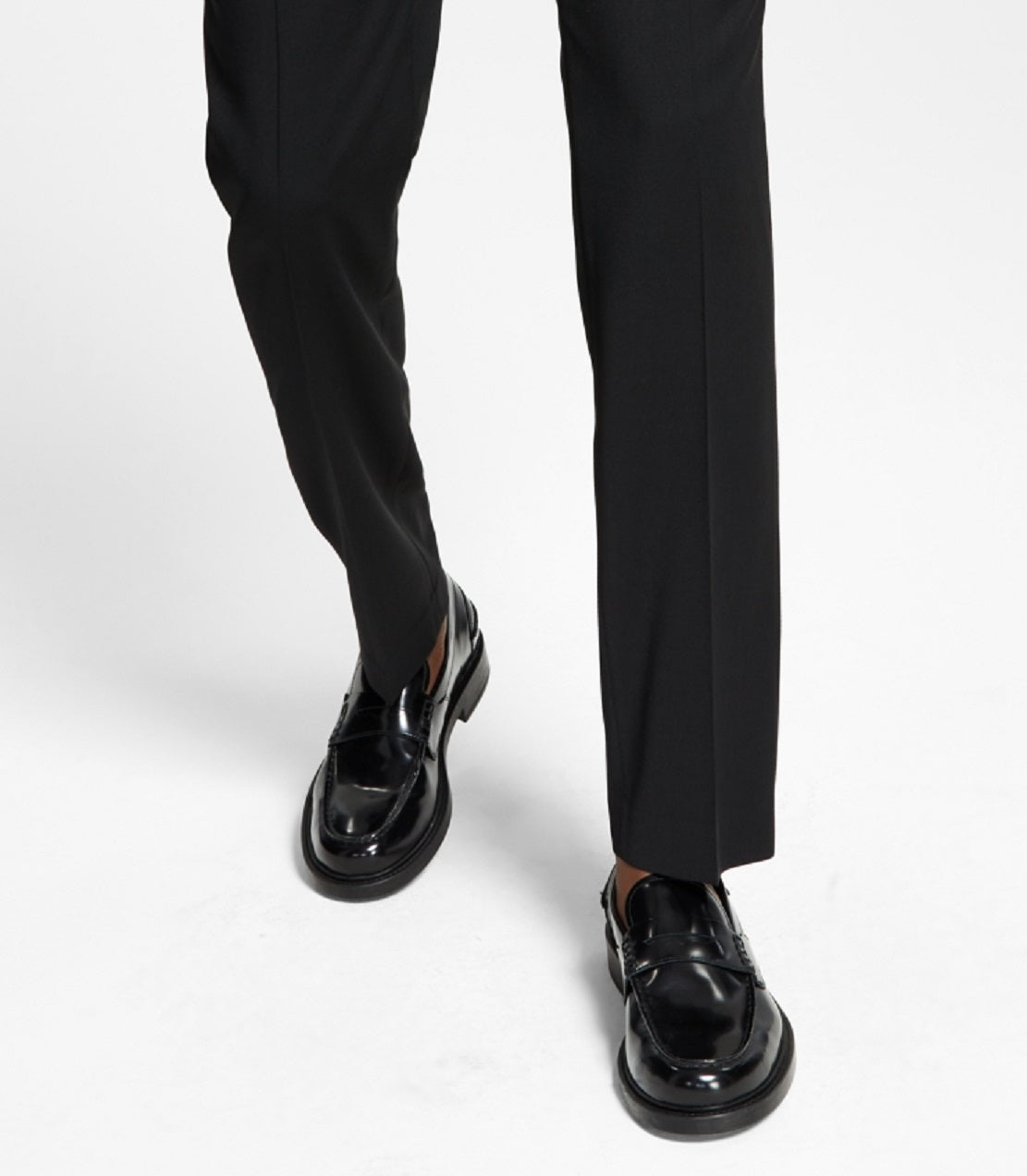Tommy Hilfiger Masculino Modern Fit Th Flex Stretch Wool Suit Calça Separada Preta Tamanho 32X32