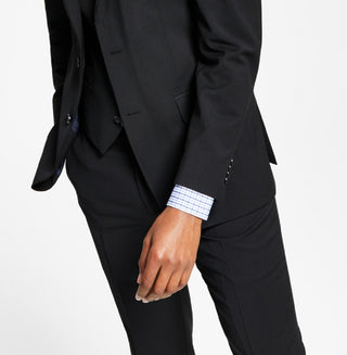 Jaqueta Tommy Hilfiger Masculina Modern Fit Th Flex Stretch Solid Preta Tamanho 46