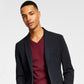 Calvin Klein Jaqueta Esportiva Masculina Slim Fit Stretch Solid Preta Tamanho 38