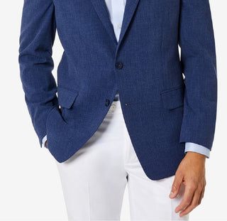Club Room Men's Classic Fit Solid Sport Coat Blue Size 38