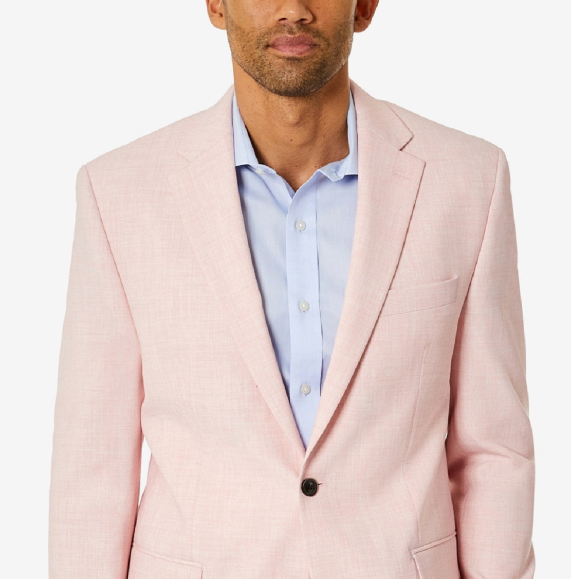 Casaco esportivo masculino Club Room Classic Fit Solid, rosa, tamanho 38