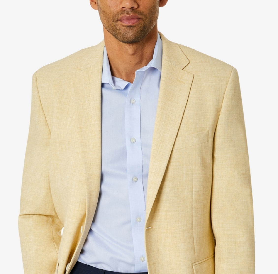 Casaco esportivo masculino clássico Club Room, amarelo, tamanho 42