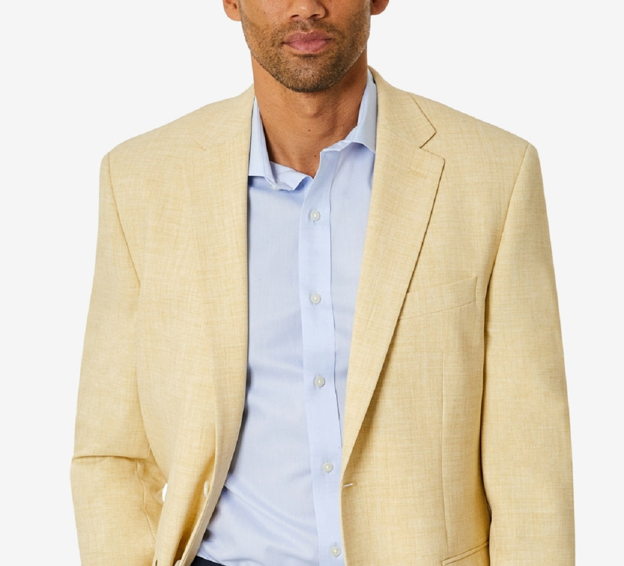 Casaco esportivo masculino clássico Club Room, amarelo, tamanho 42