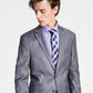 Terno Kenneth Cole Reaction Ready Flex Slim Fit Masculino Cinza Tamanho 40