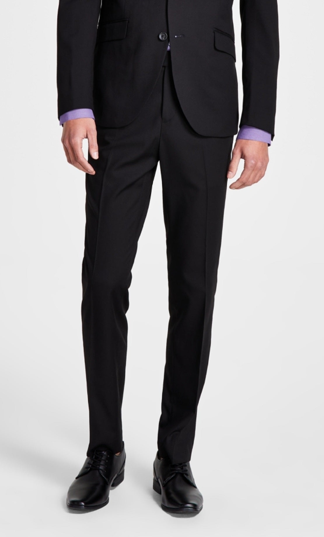 Terno Kenneth Cole Reaction Ready Flex Slim Fit Masculino Preto Tamanho 38