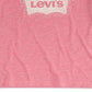 Camiseta Levi's Infantil para Menina com Manga Babada e Logotipo Rosa Tamanho 2T