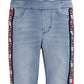 Calça Legging Levi's Big Girl's Side Stripe Azul Tamanho 8