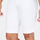 Shorts Chino Feminino Charter Club Tummy Control Branco Tamanho 10