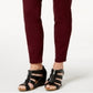 Calça jeans skinny feminina Style &amp; Co Curvy Fit vermelha tamanho 2 Petite