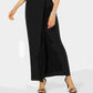 Vestido de festa feminino Adrianna Papell com capelete adornado, preto, tamanho 16