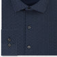 Camisa masculina Kenneth Cole Reaction Slim Fit com botões e gola azul, tamanho 34x35