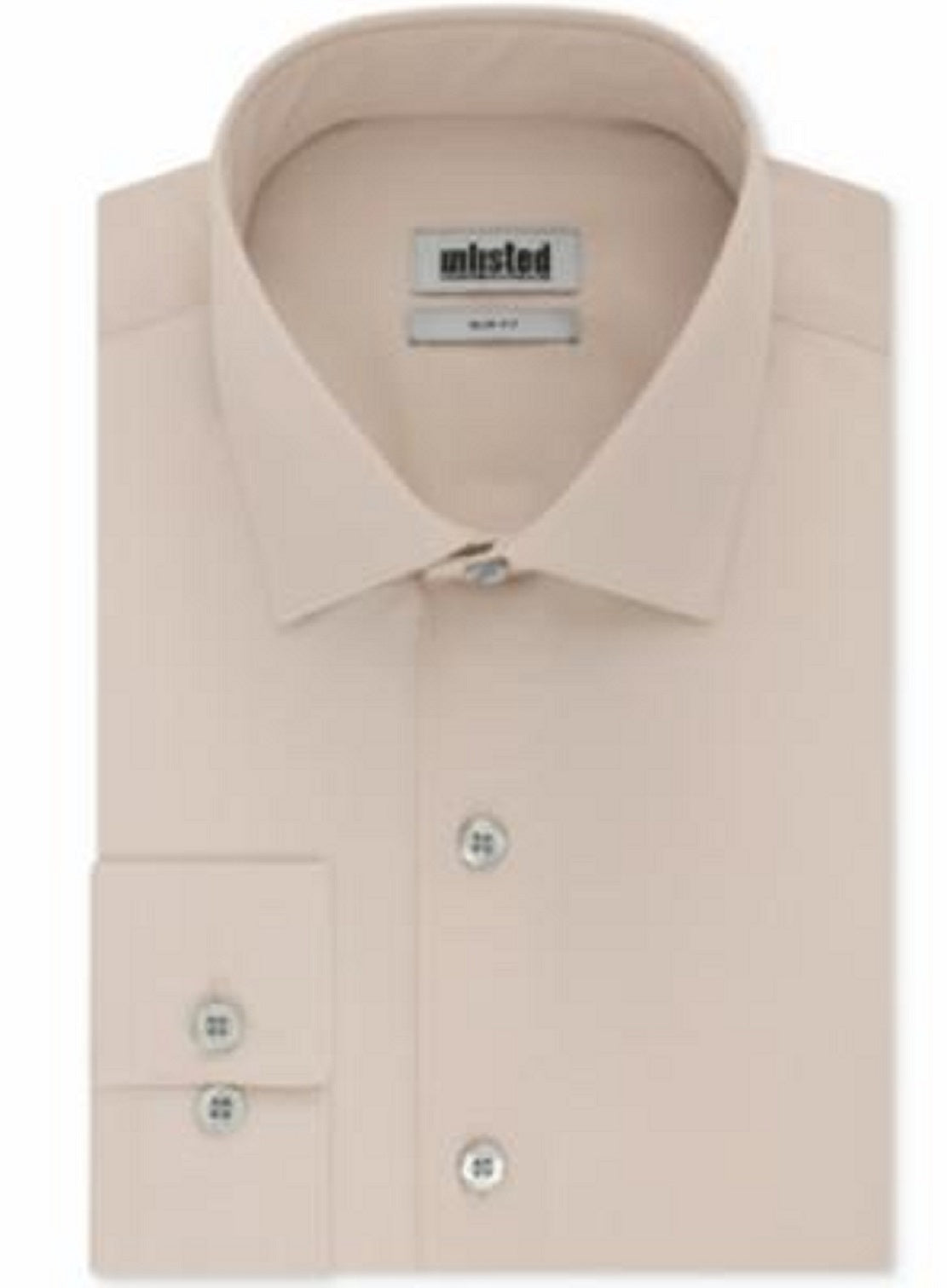 Camisa social masculina Kenneth Cole Slim Fit lisa marrom tamanho M