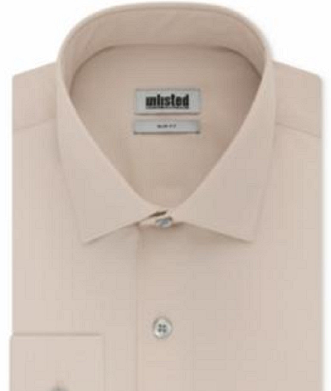 Camisa social masculina Kenneth Cole Slim Fit lisa marrom tamanho M