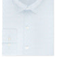 Camisa social masculina Kenneth Cole com gola estampada e corte slim, azul, tamanho 36-37