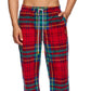 Calça Joe Boxer Fleece Masculina Vermelha Tamanho Médio