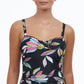 Maiô feminino Monaco D Cup da Profile By Gottex, preto, tamanho 27