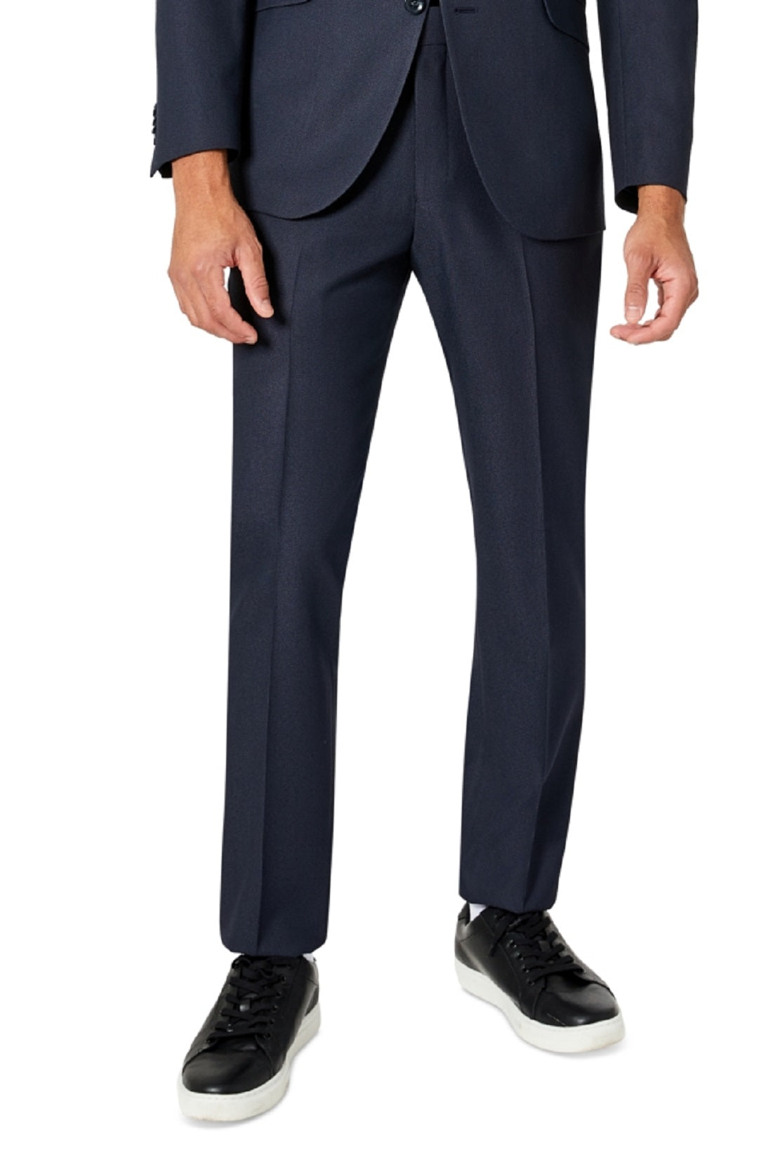 Terno masculino Kenneth Cole Reaction Slim Fit Ready Flex Stretch Azul Tamanho 40