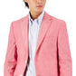 Tommy Hilfiger Casaco esportivo masculino de algodão com ajuste moderno, rosa, tamanho 46