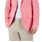 Tommy Hilfiger Casaco esportivo masculino de algodão com ajuste moderno, rosa, tamanho 46