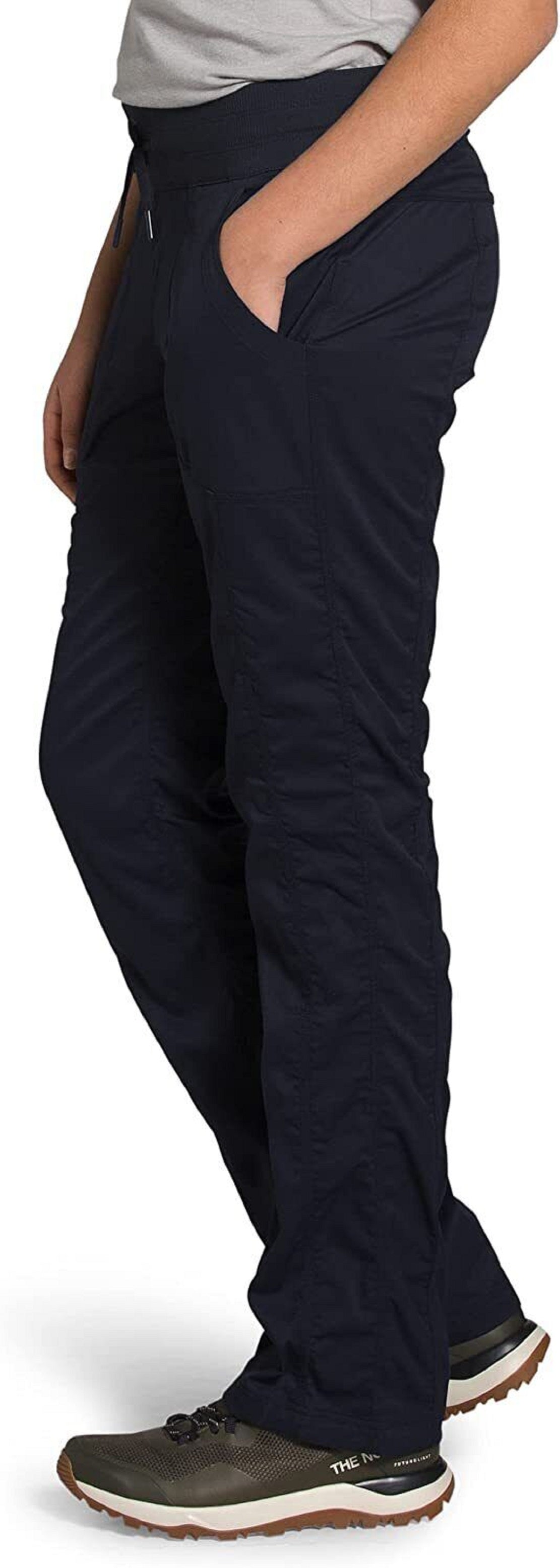 Calça repelente de água The North Face Aphrodite 2.0 Motion feminina, azul, tamanho X-S