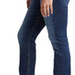 Calça jeans feminina Avery Straight Leg da Silver Jeans Co., azul, tamanho 24