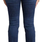 Calça jeans feminina Avery Straight Leg da Silver Jeans Co., azul, tamanho 24