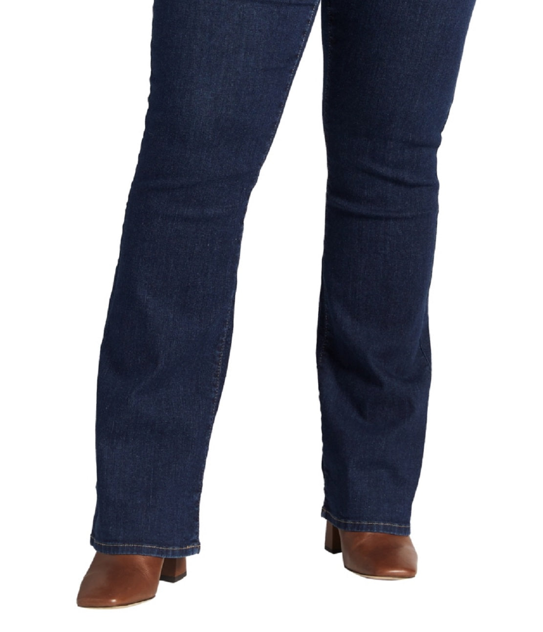 Calça jeans feminina Jag Jeans Paley Pull On Bootcut Azul Tamanho 18W