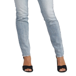 Calça jeans reta feminina mais procurada da Silver Jeans Co., azul, tamanho 31