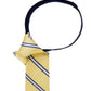 Gravata Tommy Hilfiger Repp Stripe PreTied para meninos, amarela, tamanho regular