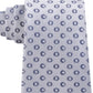 Gravata de seda masculina Kenneth Cole Brandon Classic Dot, cinza, tamanho regular