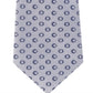Gravata de seda masculina Kenneth Cole Brandon Classic Dot, cinza, tamanho regular