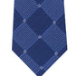 Gravata de escritório masculina Kenneth Cole Reaction em mistura de seda, azul, tamanho regular