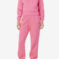 Calça jogger feminina Fila Lassie Full Length Rosa Tamanho P