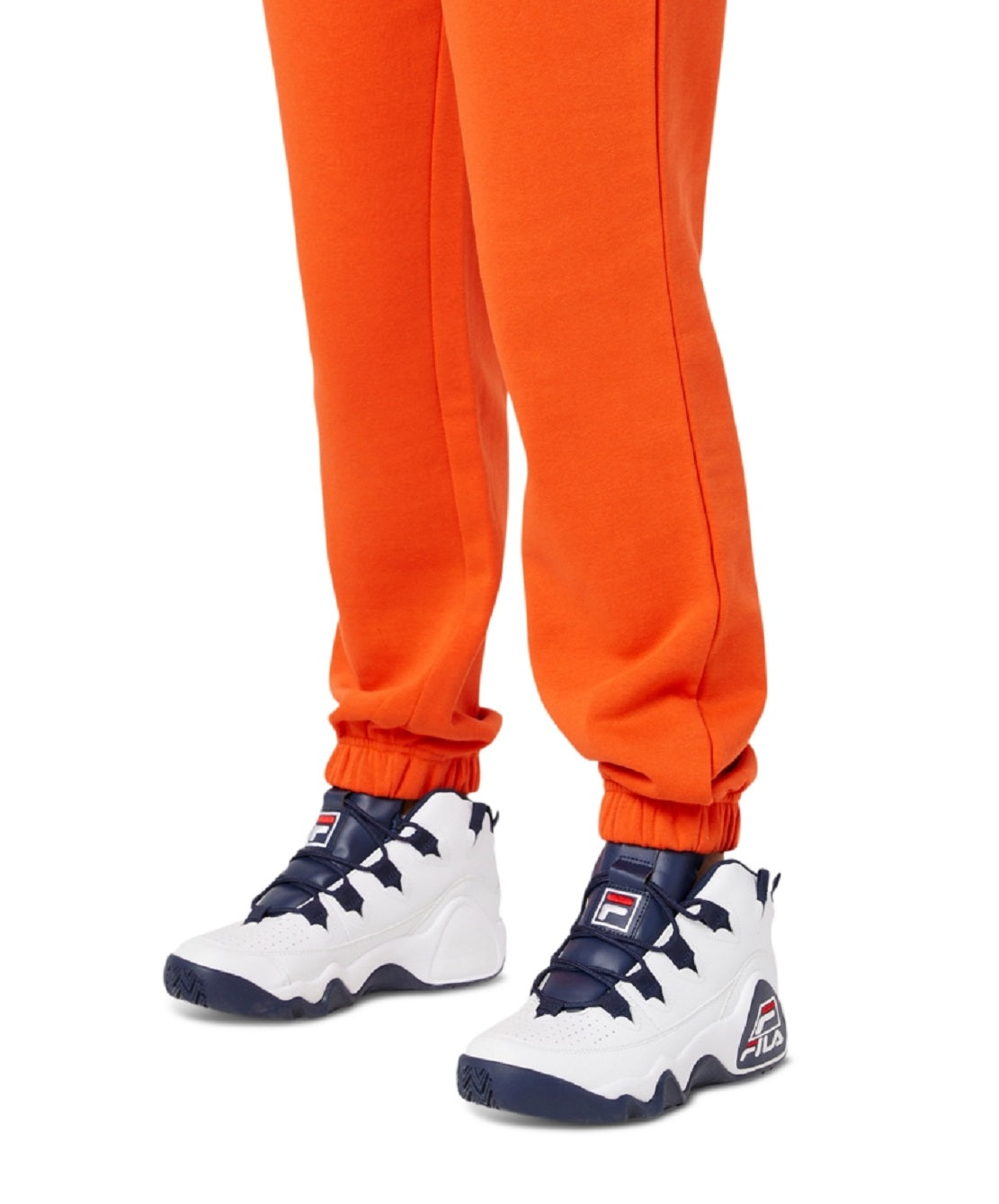 Calça de moletom feminina Fila Lassie Full Length Laranja Tamanho P