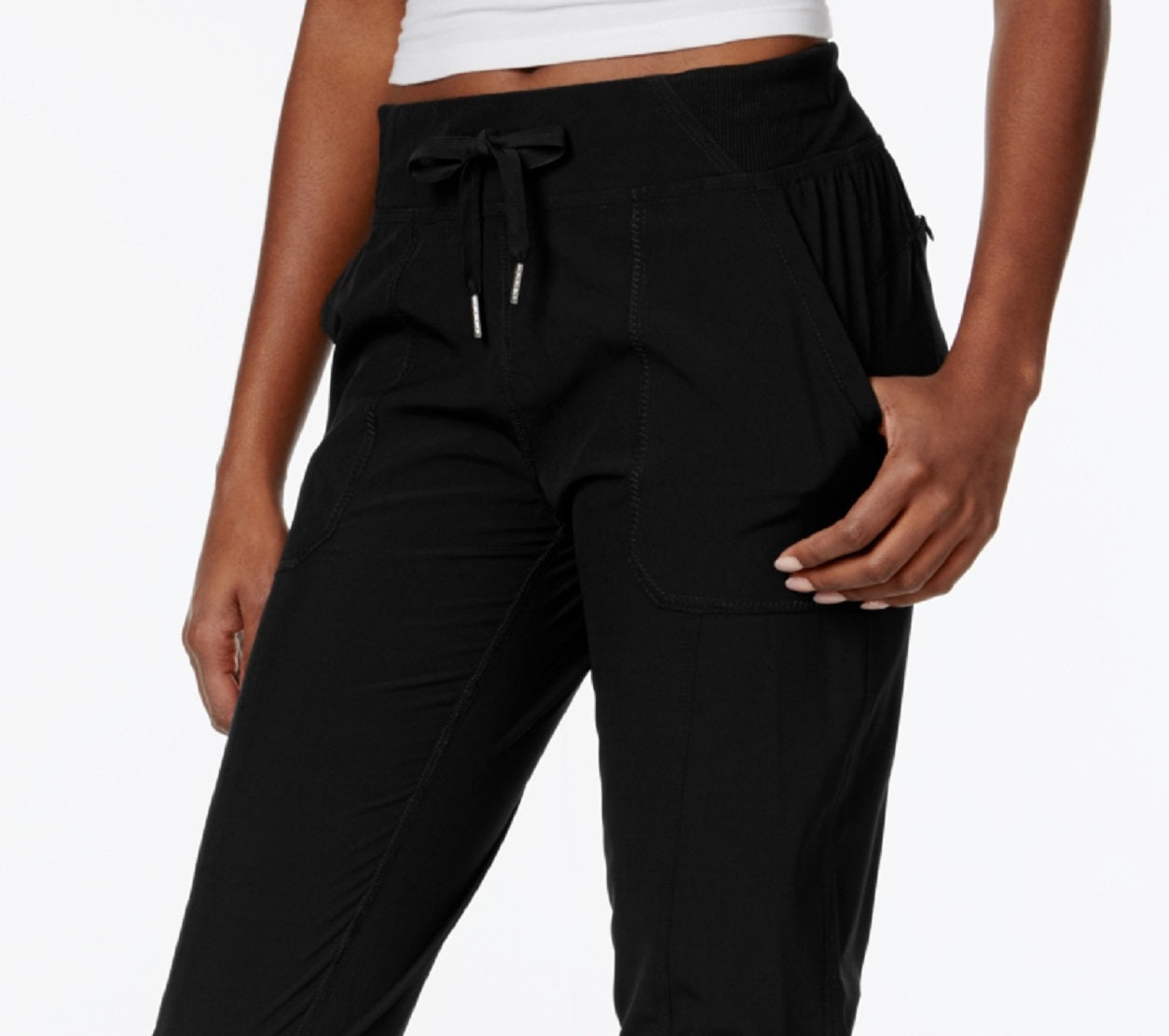 Calça Cropped Feminina Calvin Klein Preta Tamanho X-S