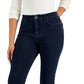 Calça jeans skinny feminina Style &amp; Co Curvy Fit, azul, tamanho 16