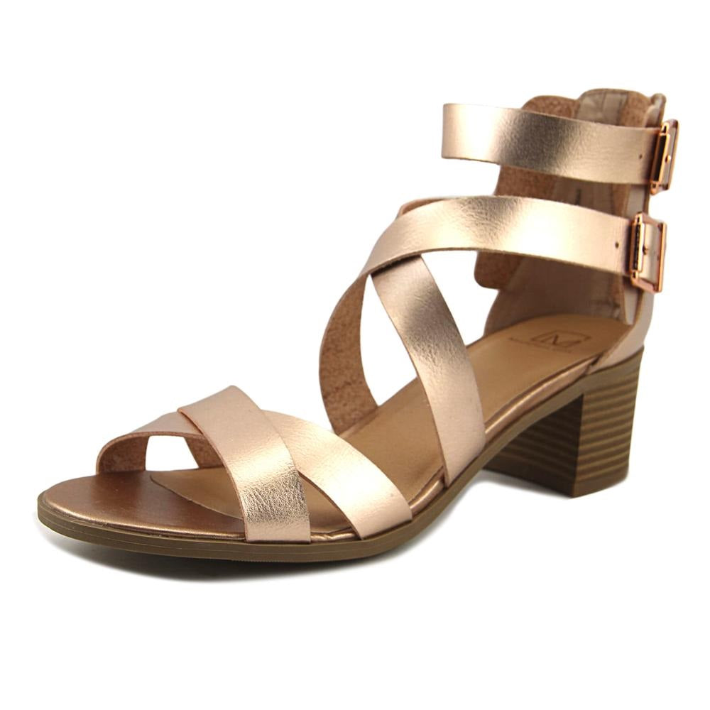 Material Girl Sandálias Femininas Danee Block Heel City Amarelas Tamanho 5 M