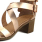 Material Girl Sandálias Femininas Danee Block Heel City Amarelas Tamanho 5 M