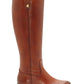 Botas de montaria femininas Fawne de couro INC International Concepts, marrom, tamanho 10 M