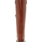 Botas de montaria femininas Fawne de couro INC International Concepts, marrom, tamanho 10 M