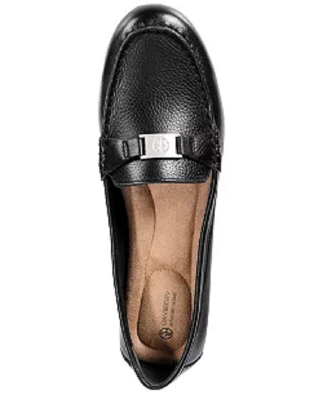 Mocassim feminino Giani Bernini Dailyn com espuma viscoelástica, preto, tamanho 7 M