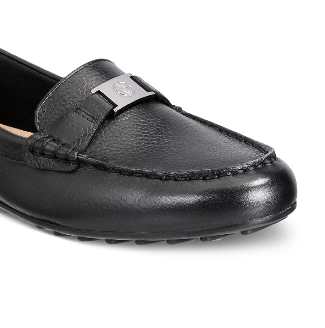 Mocassim feminino Giani Bernini Dailyn com espuma viscoelástica, preto, tamanho 8 M