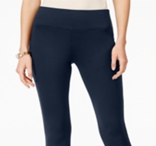 Leggings femininas sem costura INC International Concepts, azul, tamanho 8 P