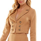 Conjunto de blazer e saia Kingston Junior, 2 peças, marrom, tamanho grande