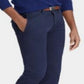 Calça Polo Ralph Lauren Masculina Slim Fit Algodão Sarja Elástica Azul Tamanho 38X34