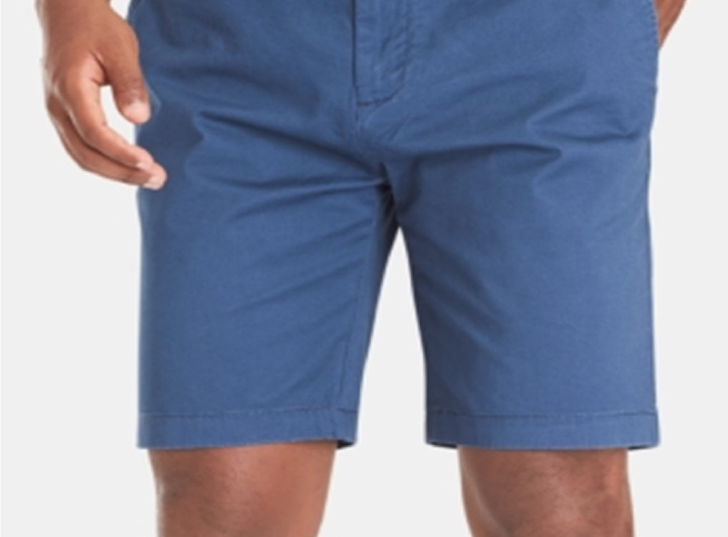 Tommy Hilfiger Masculino The Flex Classic Inseam Khaki Chino Shorts Azul Tamanho 31